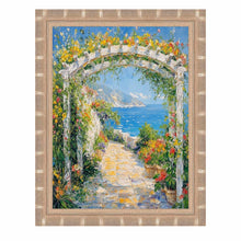 Load image into Gallery viewer, 16x20 Frame Boho Silver Bamboo Wood Picture Frame