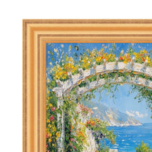 Load image into Gallery viewer, 11x14 Frame Bright Gold Leaf Wave Picture Frame - Business Frame