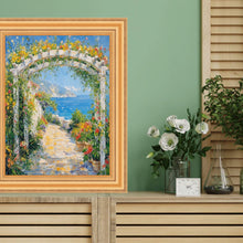 Load image into Gallery viewer, Bright Gold Leaf Wave Picture Frame 