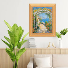 Load image into Gallery viewer, Bright Gold Leaf Wave Picture Frame 