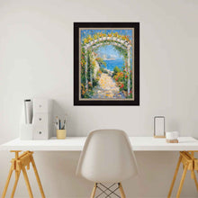 Load image into Gallery viewer, 16x20 Frame Cafe Wood With Silver Lip Picture Frame