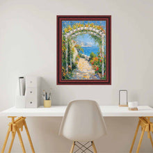 Load image into Gallery viewer, 16x20 Frame Certificate Gloss Cherry Wood Gold Lip Picture Frame Diploma