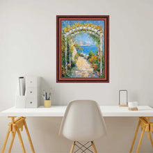 Load image into Gallery viewer, 11x14 Frame Certificate Gloss Walnut Wood With Gold Lip Picture Frame