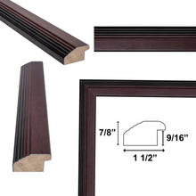 Load image into Gallery viewer, 16x20 Frame Diploma Certificate Glossy Cherry Wood Picture Frame