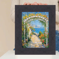 16x20 Frame Contemporary Cappuccino Cafe Wood Picture Frame