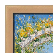 Load image into Gallery viewer, 11x14 Frame Contemporary Gold With Black Picture Frame