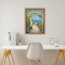 Load image into Gallery viewer, 11x14 Frame Contemporary Gold With Black Picture Frame