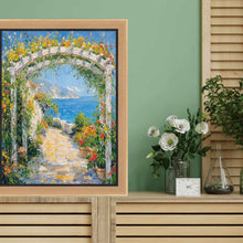 Load image into Gallery viewer, 11x14 Frame Contemporary Gold With Black Picture Frame