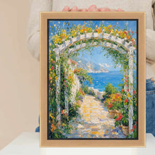 Load image into Gallery viewer, 11x14 Frame Contemporary Gold With Black Picture Frame