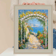 16x20 Frame Contemporary Silver Leaf Picture Frame