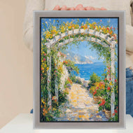16x20 Frame Contemporary Silver With Black Picture Frame