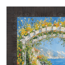 Load image into Gallery viewer, 11x14 Frame Contemporary Wood Grain Black Scoop Picture Frame