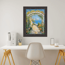 Load image into Gallery viewer, 11x14 Frame Contemporary Wood Grain Black Scoop Picture Frame
