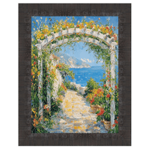 Load image into Gallery viewer, Contemporary Wood Grain Black Scoop Picture Frame 