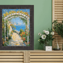 Load image into Gallery viewer, Contemporary Wood Grain Black Scoop Picture Frame 
