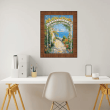 Load image into Gallery viewer, 11x14 Frame Contemporary Wood Grain Honey Scoop Picture Frame