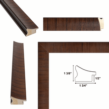Load image into Gallery viewer, Contemporary Wood Grain Honey Scoop Picture Frame 