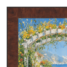Load image into Gallery viewer, 11x14 Frame Contemporary Wood Grain Walnut Scoop Picture Frame
