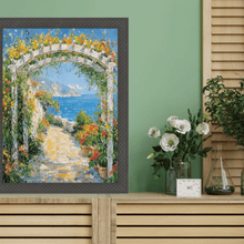 Load image into Gallery viewer, Cris Cross Cathedral Gothic Black Picture Frame 