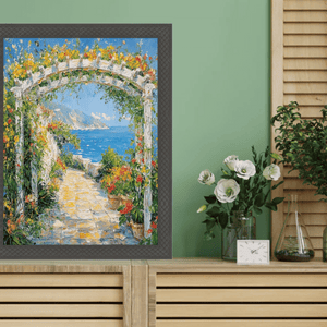 16x20 Frame Cathedral Gothic Black Picture Frame Cris Cross