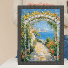 Load image into Gallery viewer, Cris Cross Cathedral Gothic Black Picture Frame 