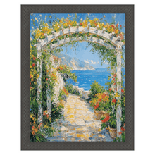 Load image into Gallery viewer, Cris Cross Cathedral Gothic Black Picture Frame 