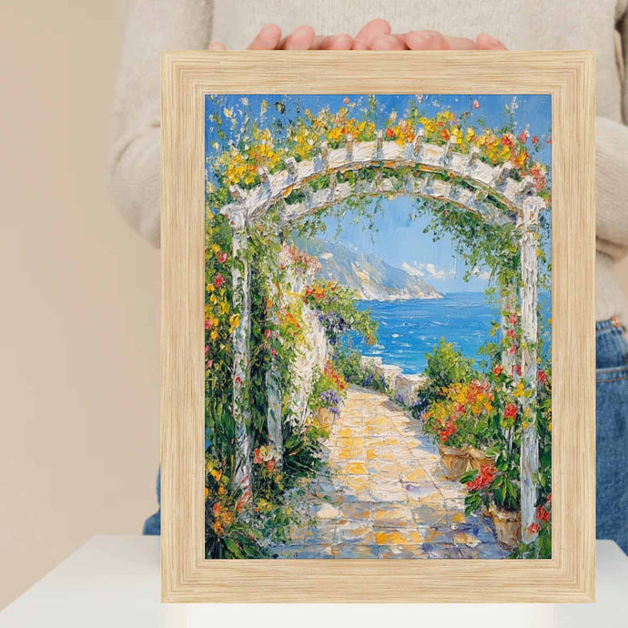 11x14 Frame Cypress Natural Oak Wood Picture Frame -