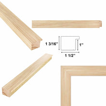 Load image into Gallery viewer, 16x20 Frame Cypress Natural Oak Wood Picture Frame -