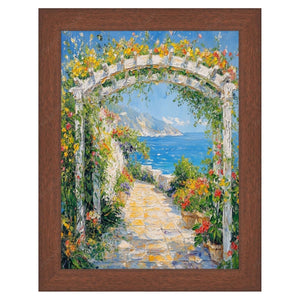 16x20 Frame Dark Walnut Wood Grain Picture Frame -