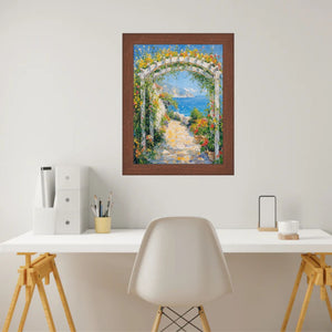 16x20 Frame Dark Walnut Wood Grain Picture Frame -