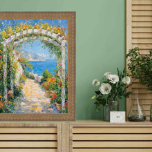 Load image into Gallery viewer, Deep Antique Gold Ornate Shadowbox Picture Frame Office