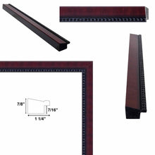 Load image into Gallery viewer, 11x14 Frame Diploma Mahogany With Black Lip Picture Frame
