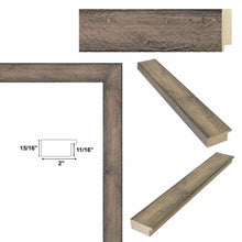Load image into Gallery viewer, 11x14 Frame Drift Barnwood Beach Wood Rustic Picture Frame -