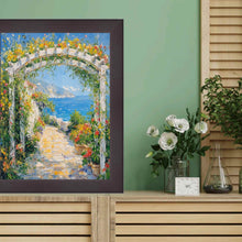 Load image into Gallery viewer, Flat Coffee Bean Wood Grain Picture Frame Home Office