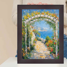Load image into Gallery viewer, Flat Coffee Bean Wood Grain Picture Frame Home Office