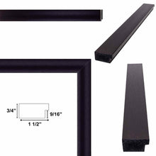 Load image into Gallery viewer, Flat Coffee Bean Wood Grain Picture Frame Home Office