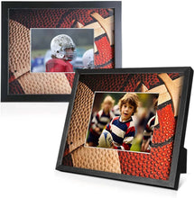 Load image into Gallery viewer, Football Picture Frame Modern 5x7 Photo Display Frame 12x14.5
