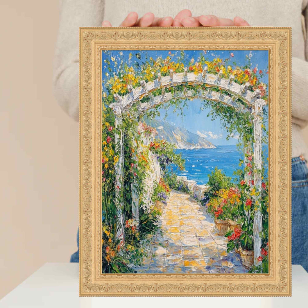 French Gold Leaf Ornate Picture Frame Home Office