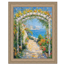 Load image into Gallery viewer, 11x14 Frame French Silver Leaf Ornate Picture Frame
