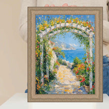Load image into Gallery viewer, 11x14 Frame French Silver Leaf Ornate Picture Frame