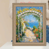 French Silver Leaf Ornate Picture Frame Home Office