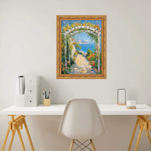 Load image into Gallery viewer, Funky Birght Gold Leaf Gothic Picture Frame Home Office