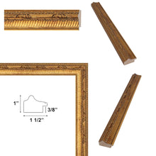 Load image into Gallery viewer, Funky Birght Gold Leaf Gothic Picture Frame Home Office