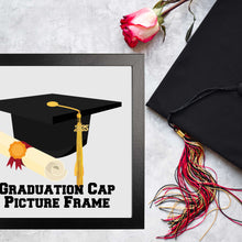 Load image into Gallery viewer, CUSTOM GRADUATION CAP DECORATION PICTURE FRAME desk