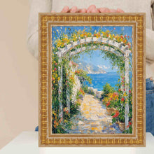 Load image into Gallery viewer, 16x20 Frame Gladiator Gold Ribbed Picture Frame