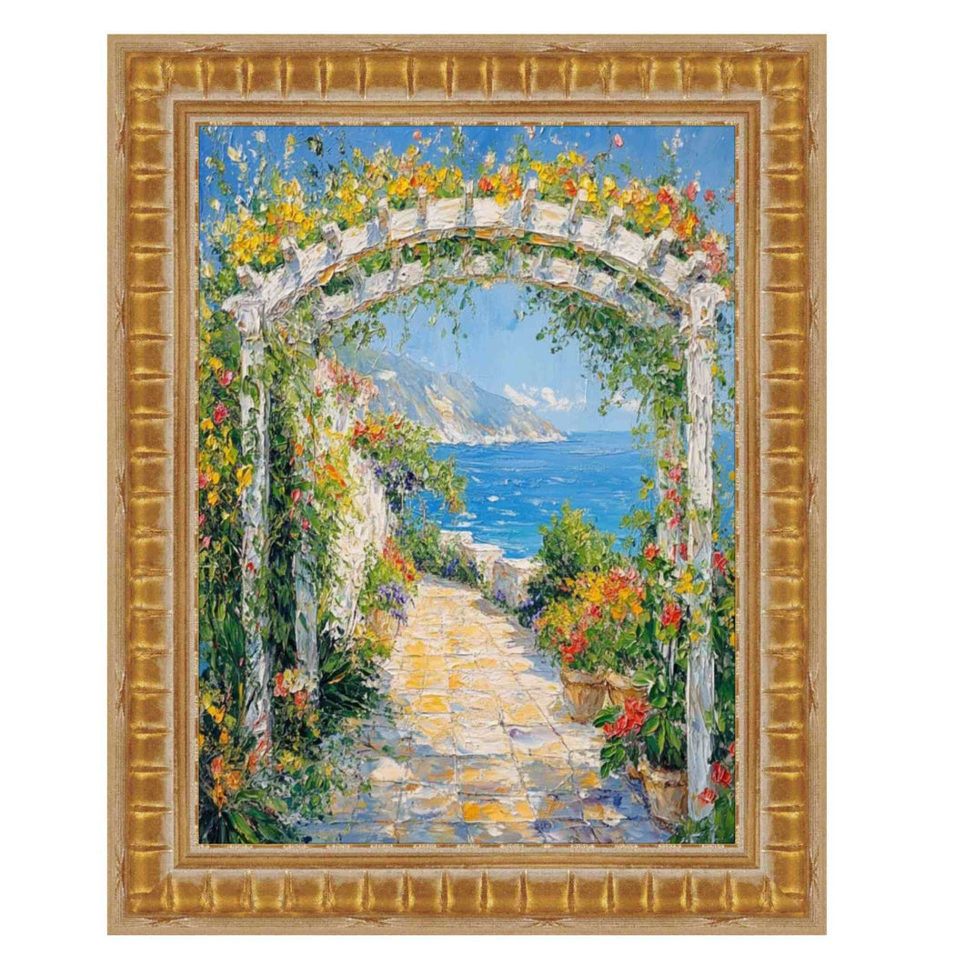 16x20 Frame Gladiator Gold Ribbed Picture Frame