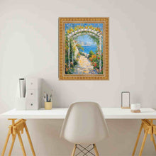 Load image into Gallery viewer, 16x20 Frame Gladiator Gold Ribbed Picture Frame