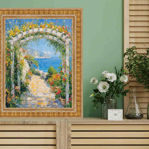 16x20 Frame Gladiator Gold Ribbed Picture Frame