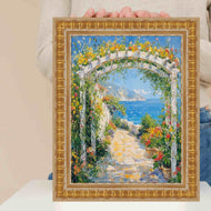 Gladiator Gold Ribbed Picture Frame Office Décor