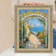 16x20 Frame Gladiator Silver Ribbed Picture Frame